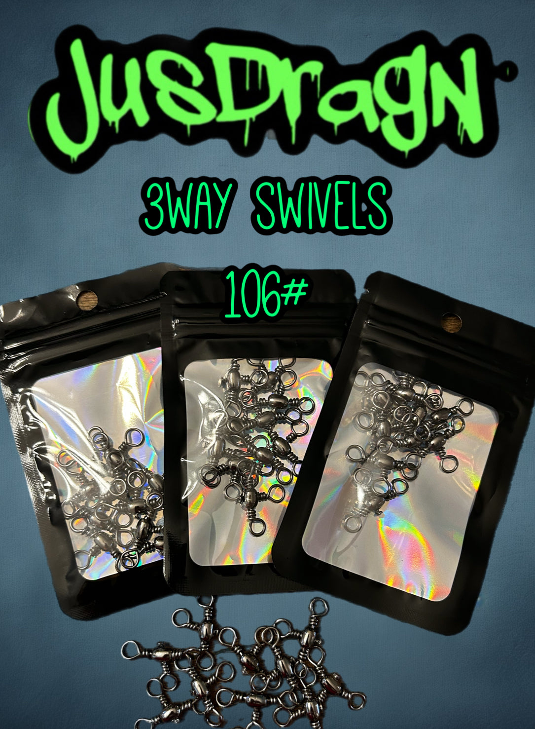 106# 3way swivel 10pk