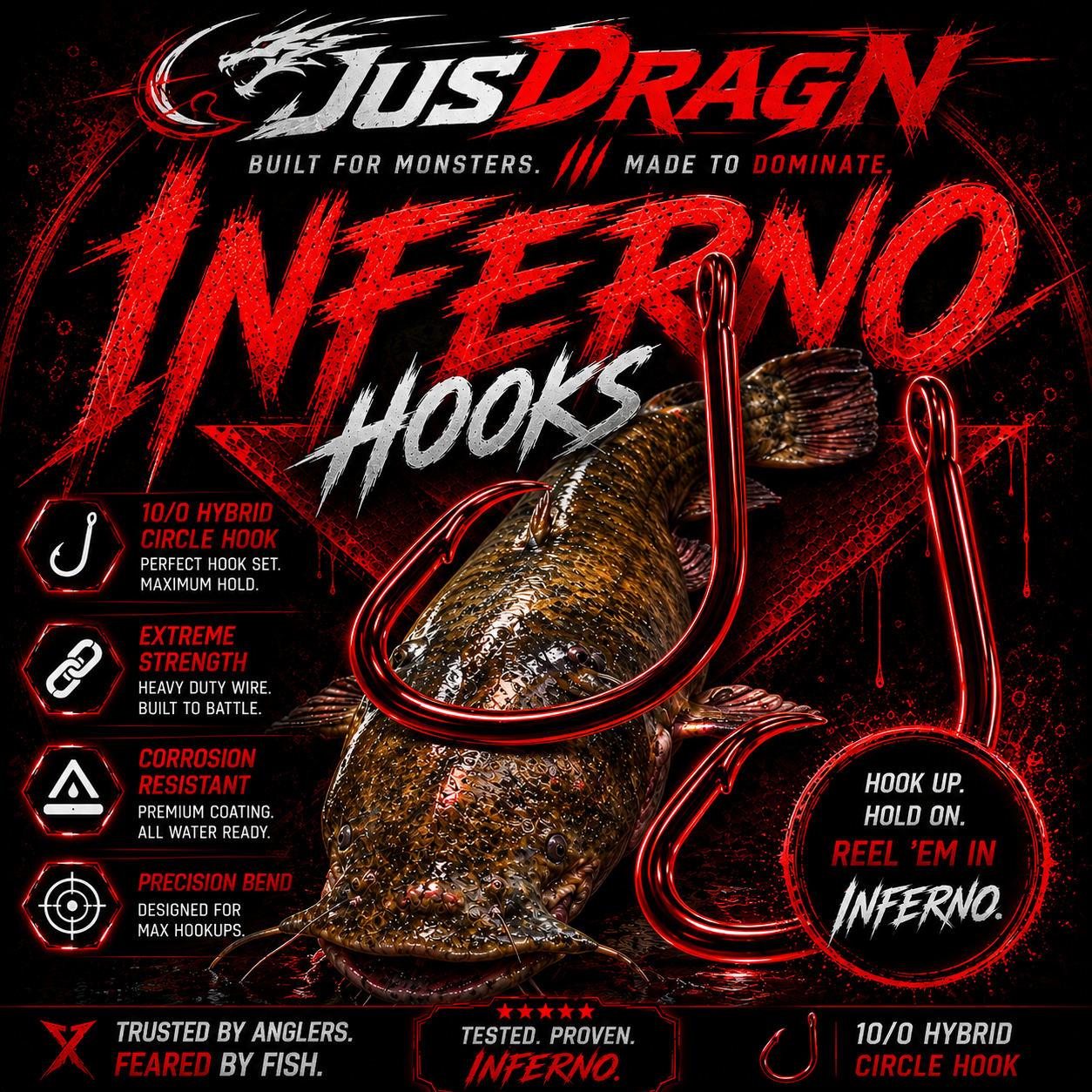 INFERNO X- 10/0 Circle Hooks