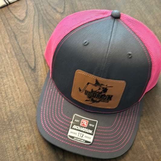 Pink and Grey Hat