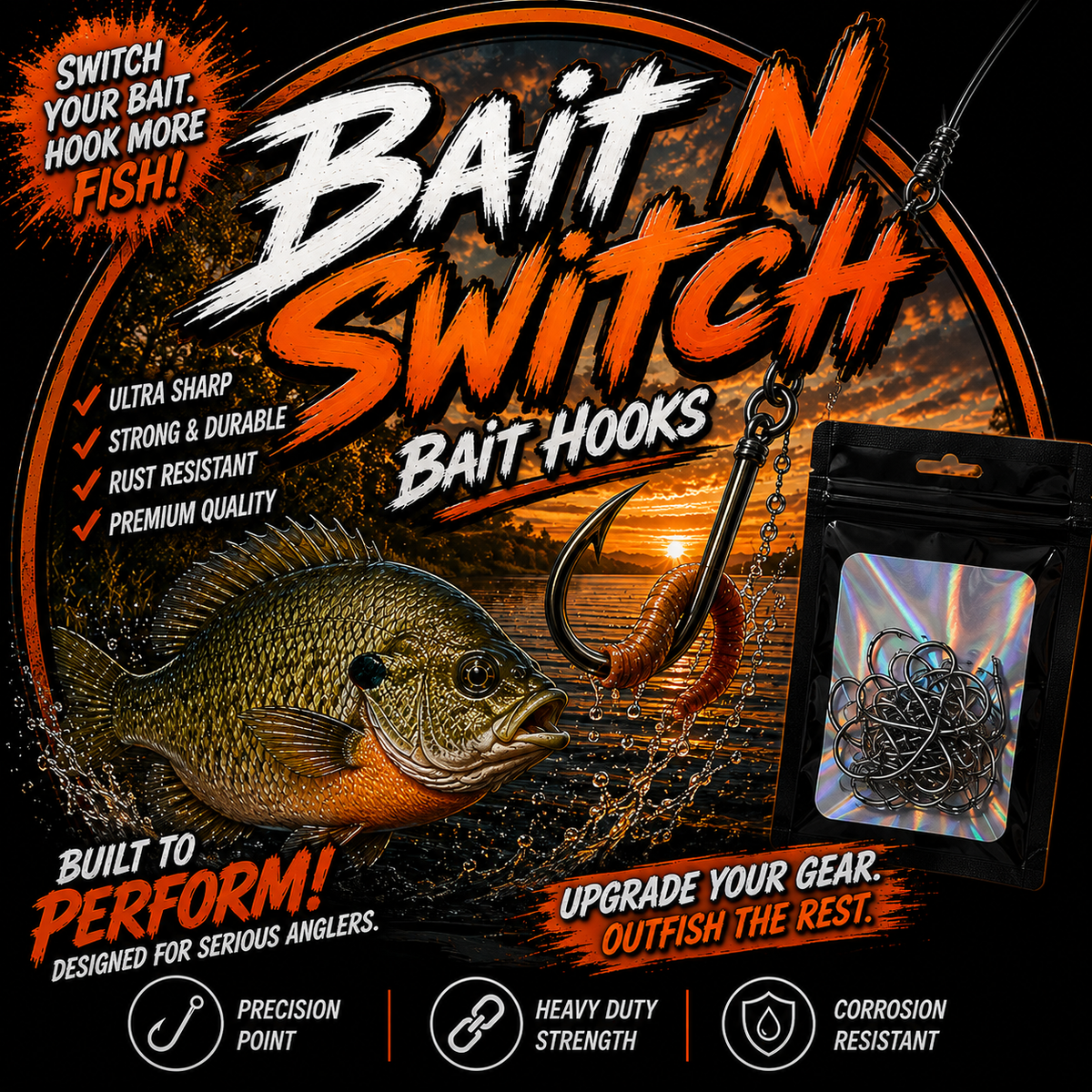 Bait hooks 25pk